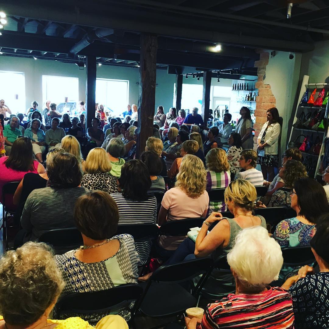 What a gorgeous, magical night tonight at @pagepalette books in Fairhope, Al.!