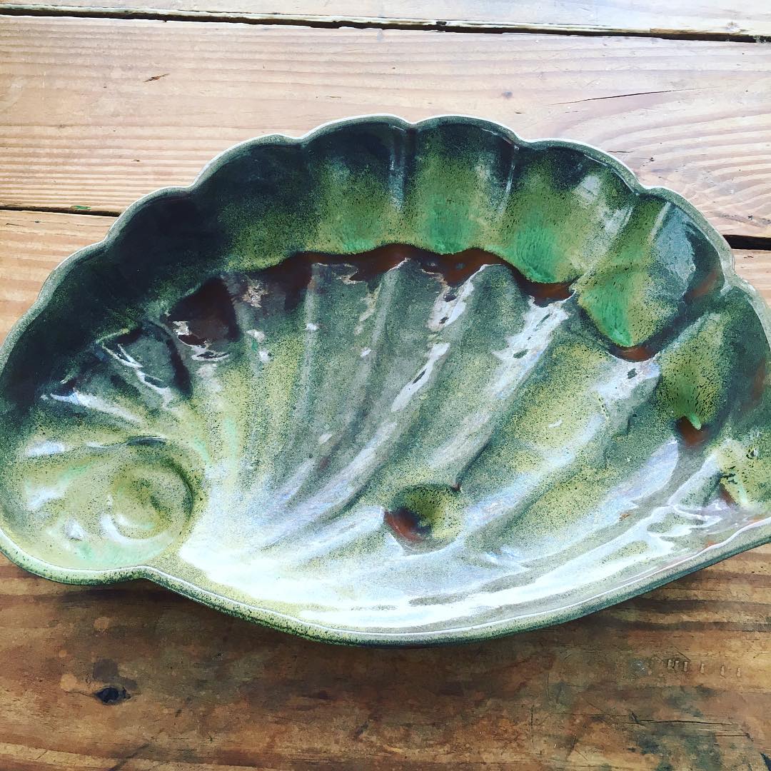 That buzz you get when you score a giant piece of Frankoma pottery at a yard sale for uh, yard sale prices. And then you see what it sells for online